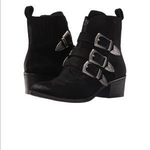 Dolce Vita Scott suede buckle bootie